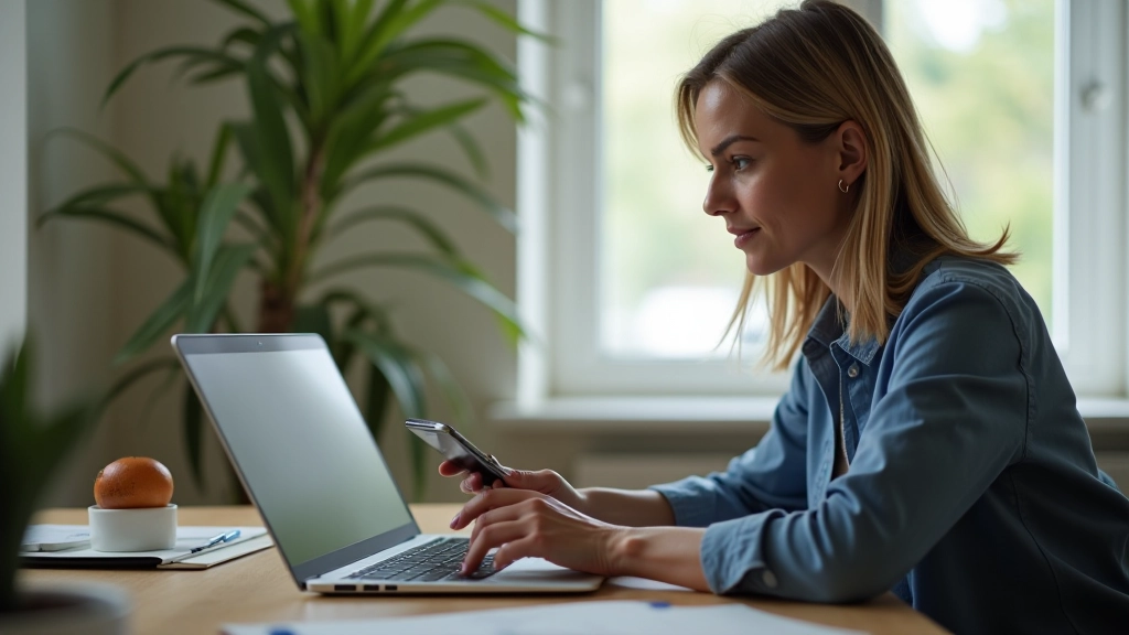 A cyclist using a smartphone to search for local cycling clubs and group rides online at home